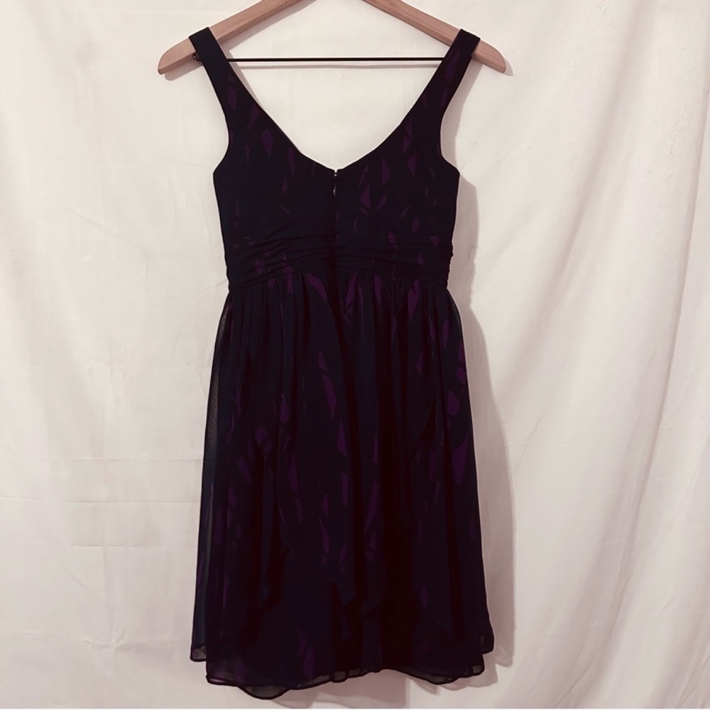 BCBG Generation | Dress | Navy with Fuchsia Print - Picture 15 of 15